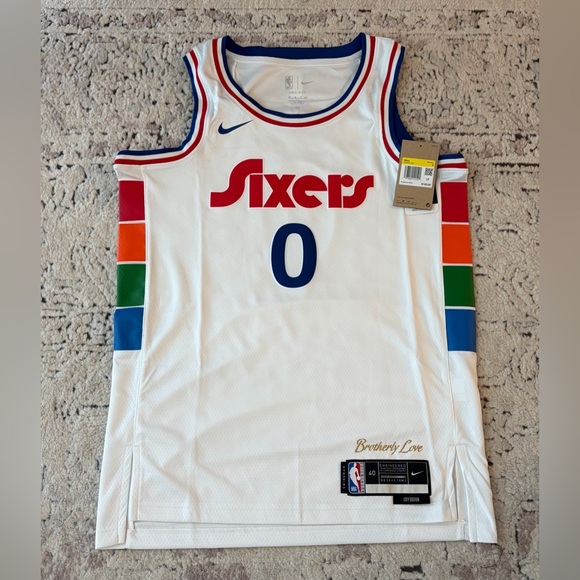 Nike Other - Nike Authentic Philadelphia 76ers Sixers NBA Tyrese Maxey #0 Jersey Men’s Sz: S